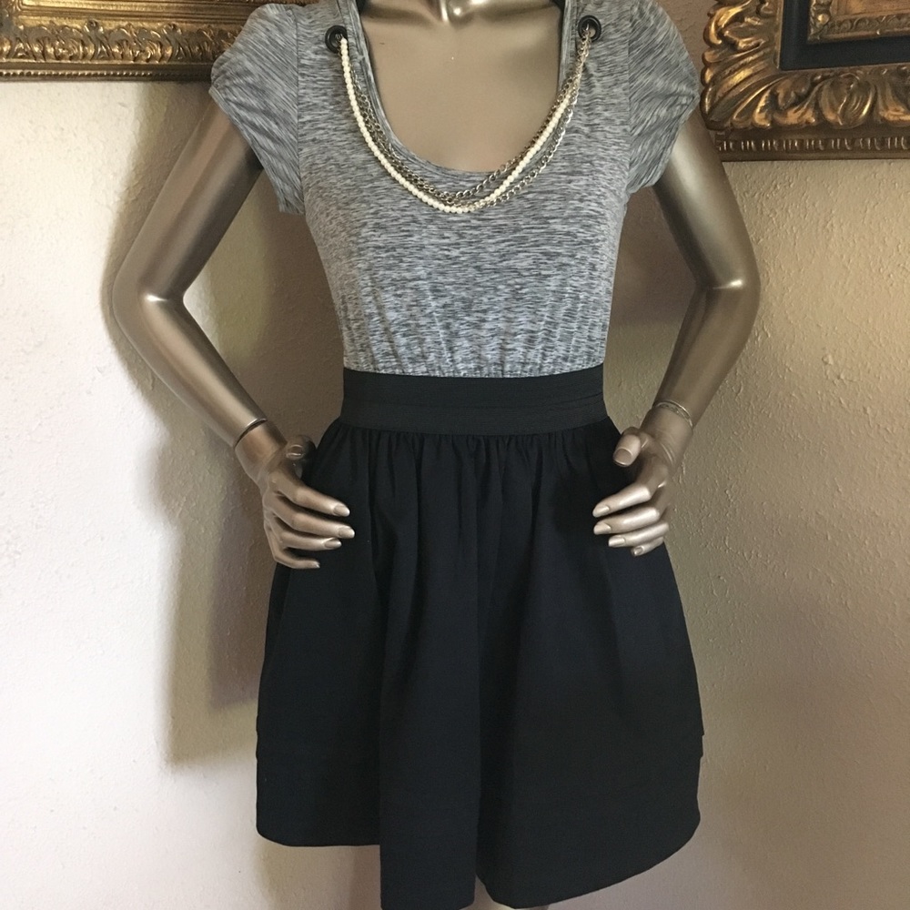 Candies black dress with necklace